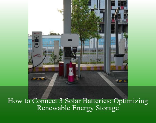 How to Connect 3 Solar Batteries: Optimizing Renewable Energy Storage